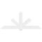 Ekena Millwork Kennewick Architectural Grade PVC Gable Bracket, 84"W x 35"H x 4"D x 6"F, 10/12 Pitch GBP084X35X0406KEN00 - alternate 5